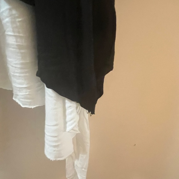 Peace Love Boheme black and white spaghetti strap summer dress. - Picture 5 of 10